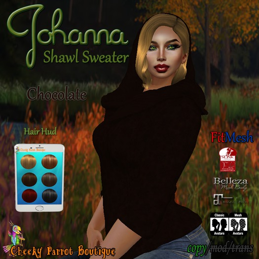~CPB~ Johanna Sweater Chocolate