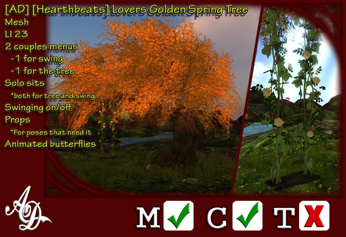 [AD] [Hearthbeats] Lovers Golden Spring Tree BOXED