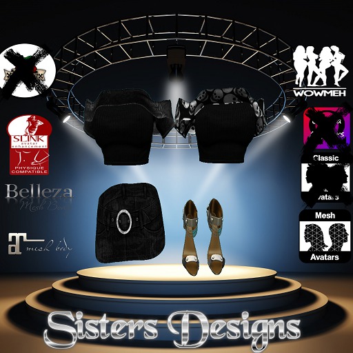 SD-MINI SKIRT & 2 Tops