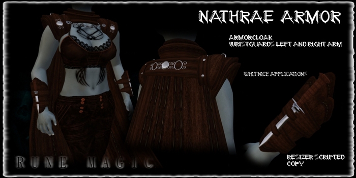 Nathrae Female Armor Wristguards