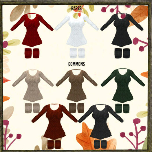 .:Pulse:. Fall In Love / Knees Socks / Grey - COMMON