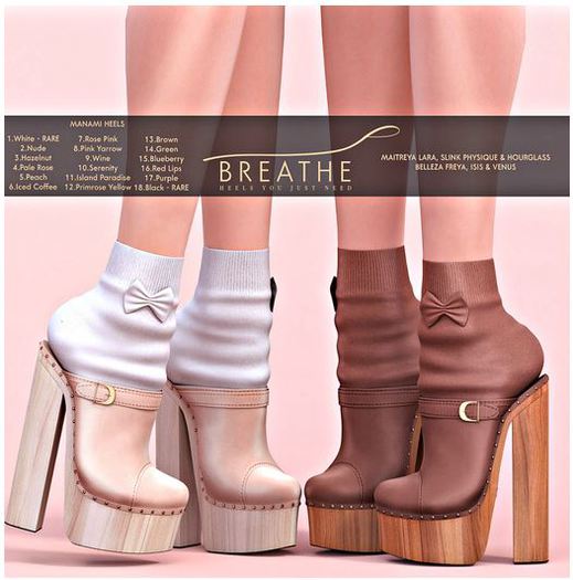 [BREATHE]-Manami Heels-Serenity