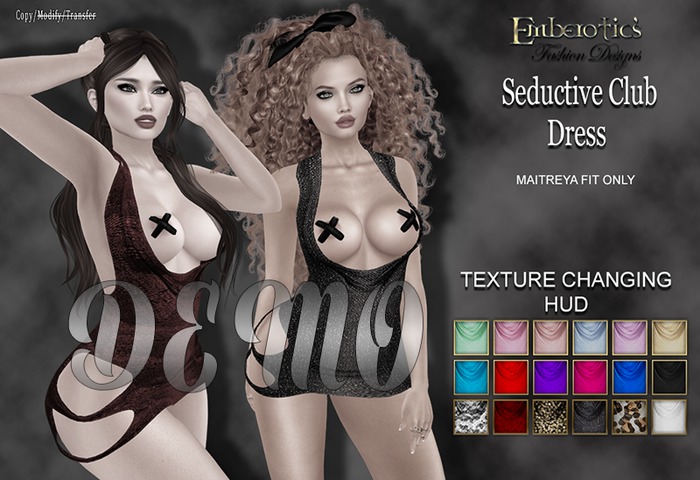 DEMO ~ Seductive Club Dress ~ with Texture Hud