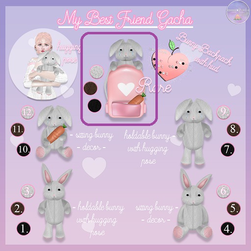 k{<3}P - RARE - Bunny Backpack box
