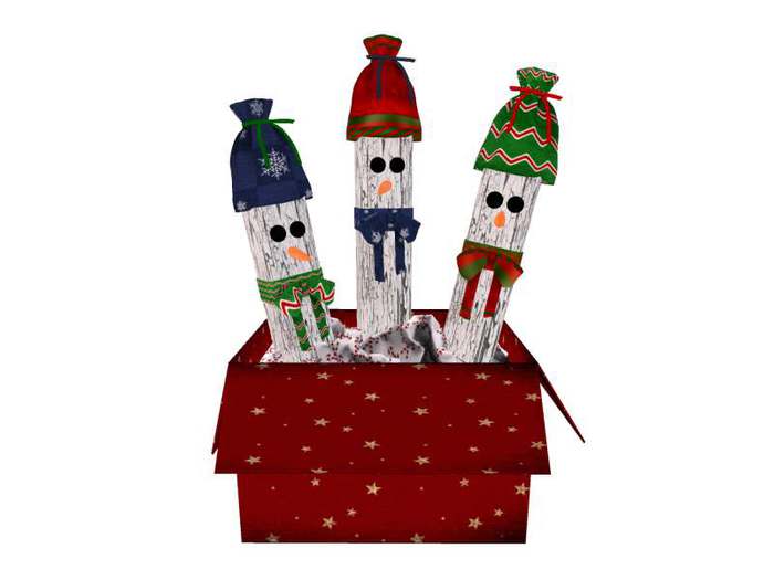 MSD - Christmas - Bor'd Sack Heads (13 LI) C/M