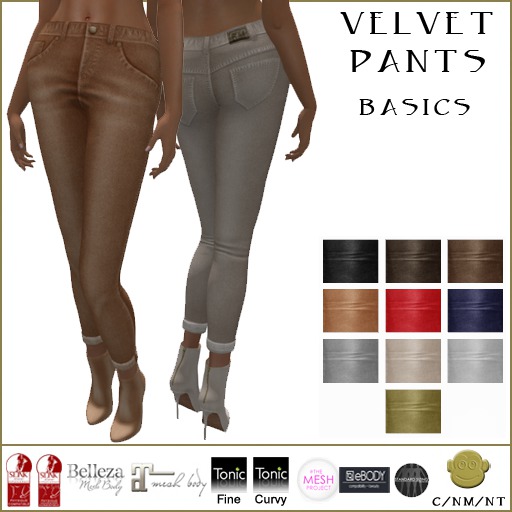 BM Velvet Pants Basics