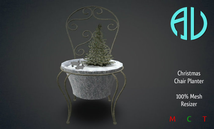 AV - Christmas Chair Planter