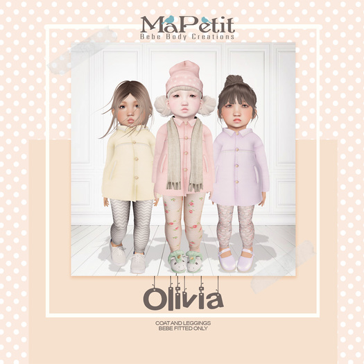[M] Bebe Olivia Leggings (Fitted) - McIntosh Hearts