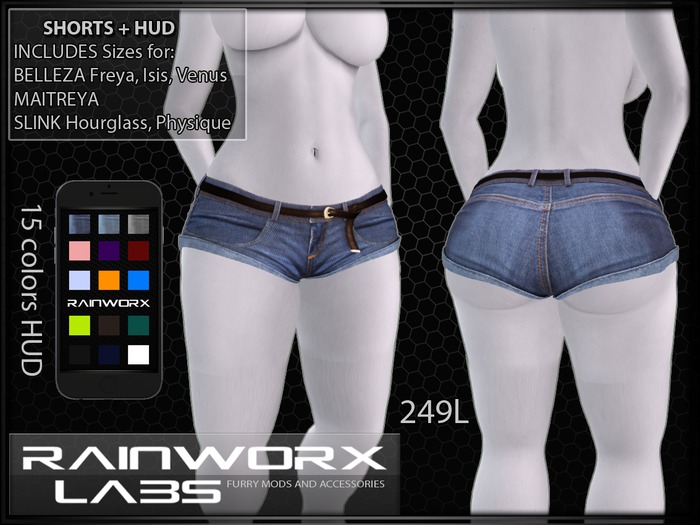 [RL] Shorts - FEMALE  - + HUD