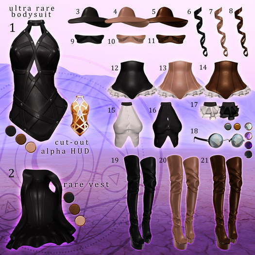 Moon Elixir - Coven - 4 - Hat - Dusty Rose