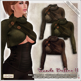 [V/W] Suede Bolero II - Beige, Moss, Bronze - Fitmesh + Slink, Belleza, TMP, Ocacin, Ebody...