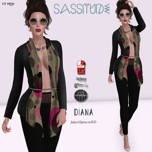 SASSITUDE: Diana Outfit FITMESH