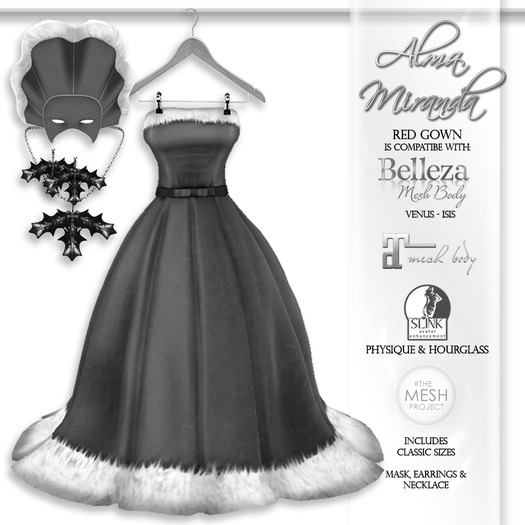 DEMO .: AlmaMiranda :. Christmas Holly Party Gown