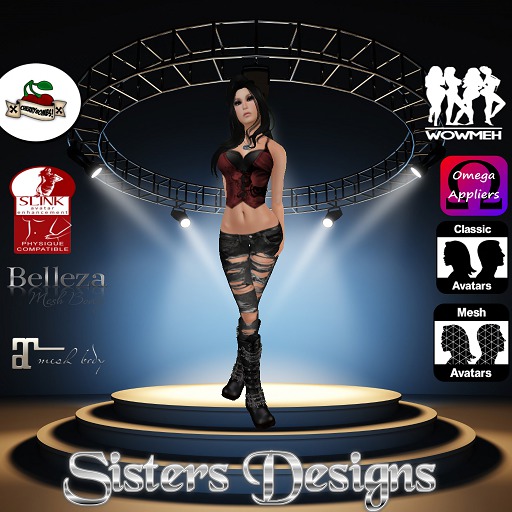 SD-RedBlackflowers Omega/System