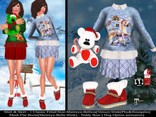 Female Christmas Outfit - [Christmas Horses][Girly] - Christmas Costume