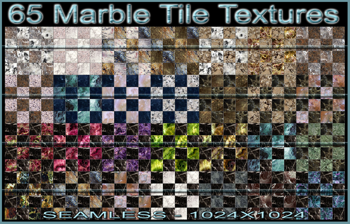 65 SEAMLESS MARBLE TILE TEXTURES. / TILE TEXTURES / FLOOR TEXTURES / MARBLE TEXTURES