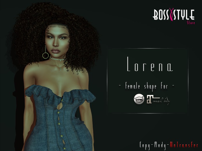 .::Boss Style ::. Shape Lorena for bento - Catwa Catya