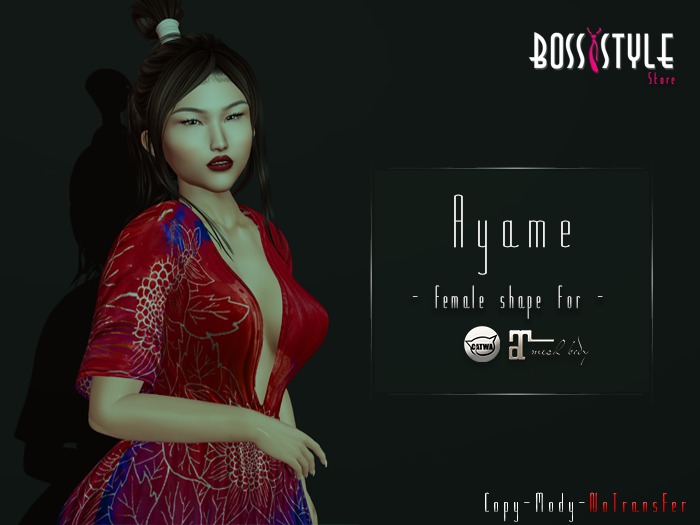 .::Boss Style::. shape Ayame for bento - Catwa Catya
