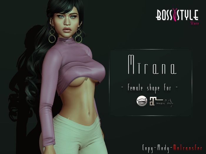 .::Boss Style::.Shape Mirana for bento Catwa Catya