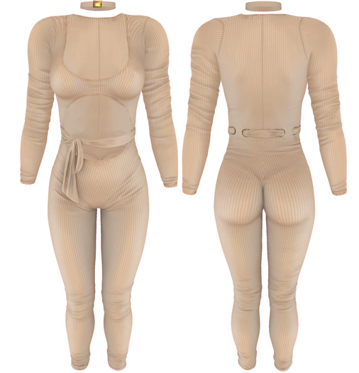 adorsy - Jessica Jumpsuit Beige - Maitreya