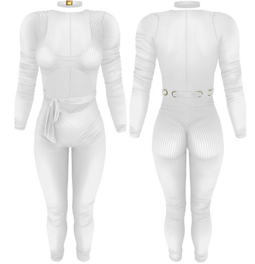 adorsy - Jessica Jumpsuit White - Maitreya