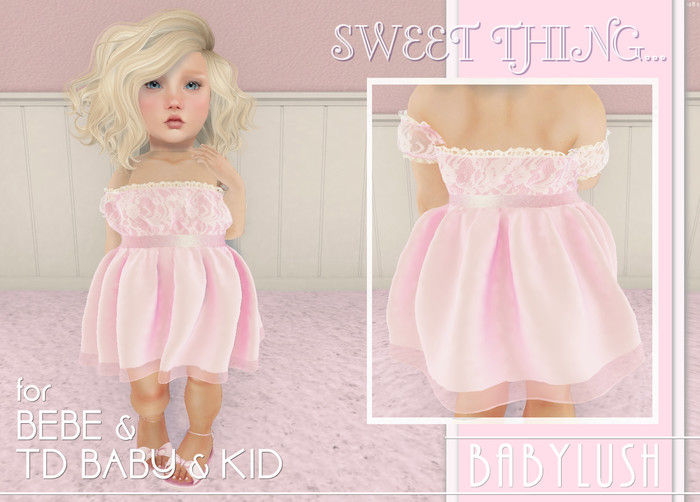 .:BABYLUSH:. "Sweet Thing" Dress - Pink