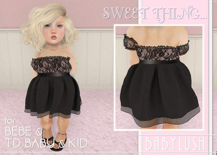 .:BABYLUSH:. "Sweet Thing" Dress - Black