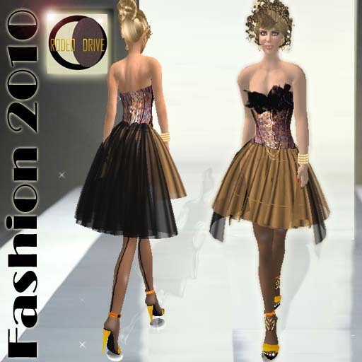 Brocade Bustier dress set