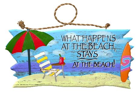 Second Life Marketplace - Sign - Happens at the Beach