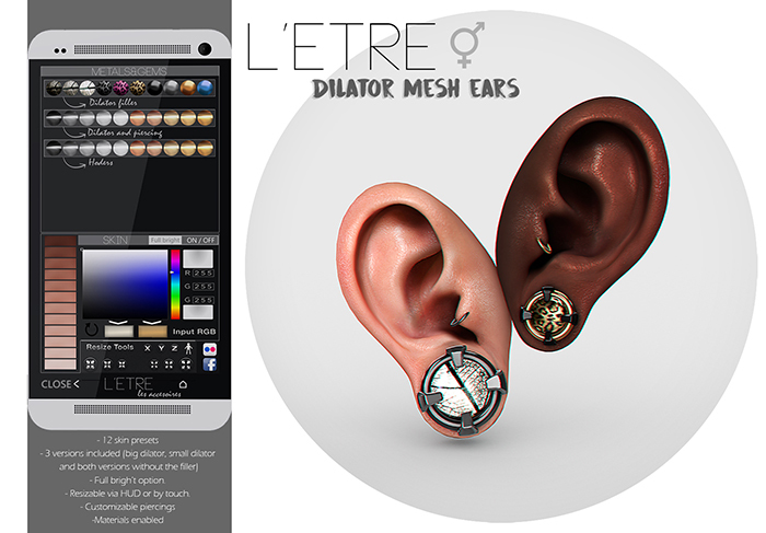 L'Etre - Dilator mesh ears