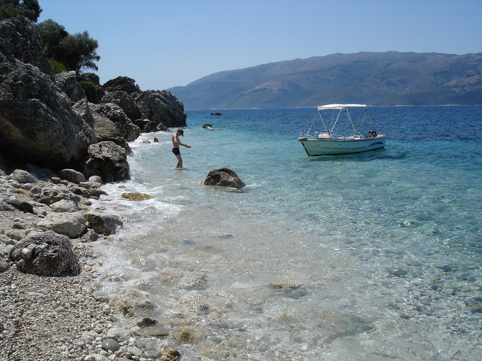 Tethered Boat, Kefalonia