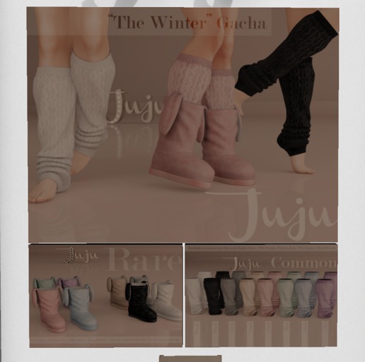 [Juju] The Winter Leg Warmer Mint COMMON