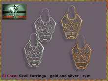 Bliensen + MaiTai - El Coco - Skull Earrings