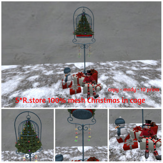 S*R.store 100% mesh Christmas in cage