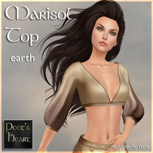 Poet's Heart - Marisol Top - Earth