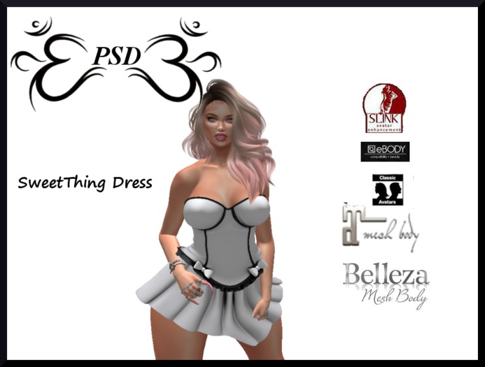 PSD! SweetThing Dress White