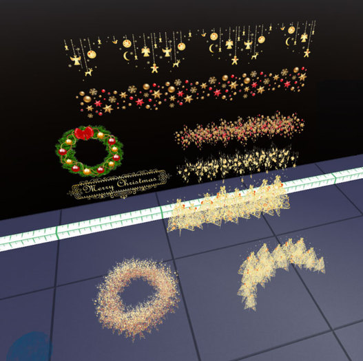 Christmas Gold Set Decoration