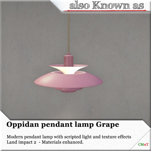 ~aKa~ Oppidan lamp Grape