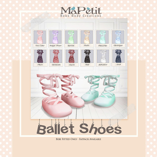 Bebe Ballet Shoes Claret - WEAR to unpack