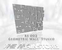 KS 002 Geometric Wall  Stucco ( Rezz )