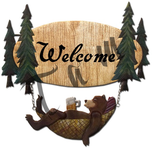 Wall Decor - Welcome Bear