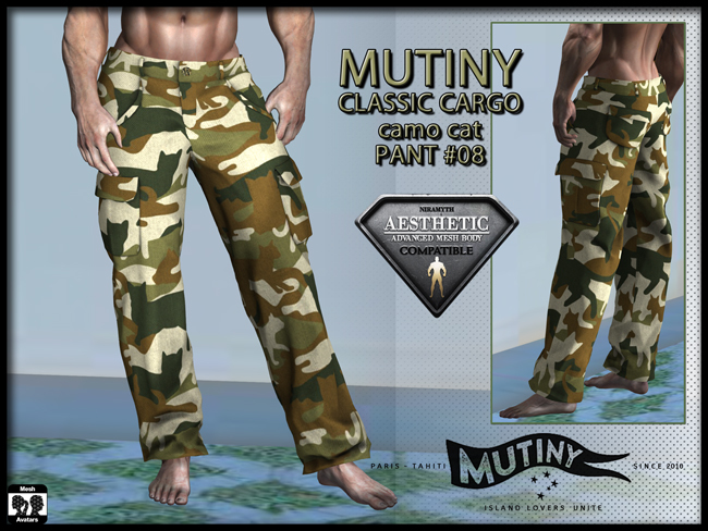 MUTINY classic cargo pant #08