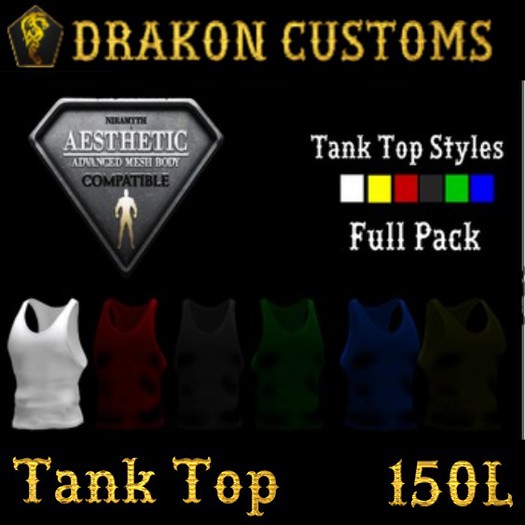 Aesthetic Tank Top Full Pack