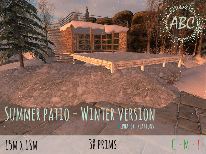 Summer patio winter version