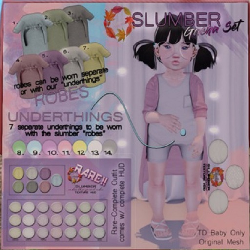 12. [M] Slumber Gacha: Robe - Grey (BOXED)