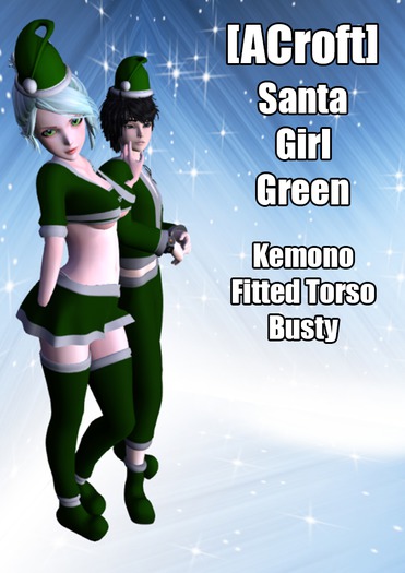 [ACroft][FT][Green] Santa Girl