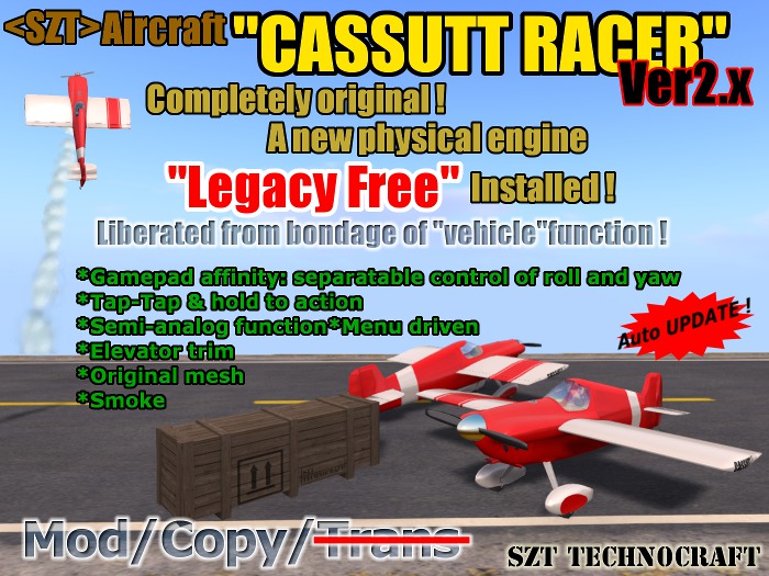 <szt>CASSUTT RACER V2.0 boxed