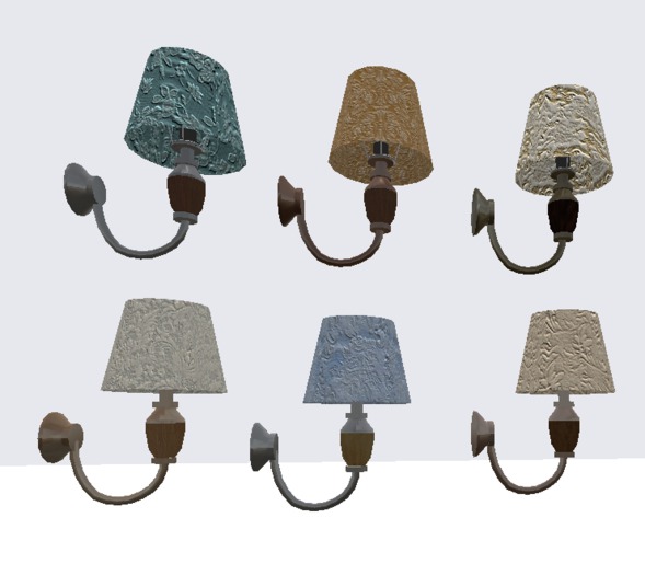 2-prim Mesh Wall Lamp 1