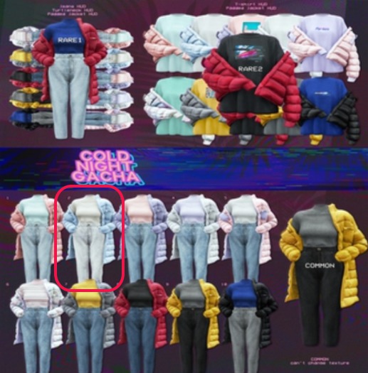 AMITOMO -  Cold Night GACHA - XXS - 2