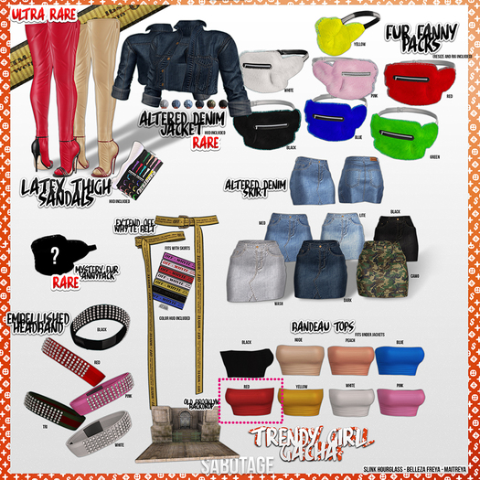 ..S..: Bandeau Top - Red (Freya)